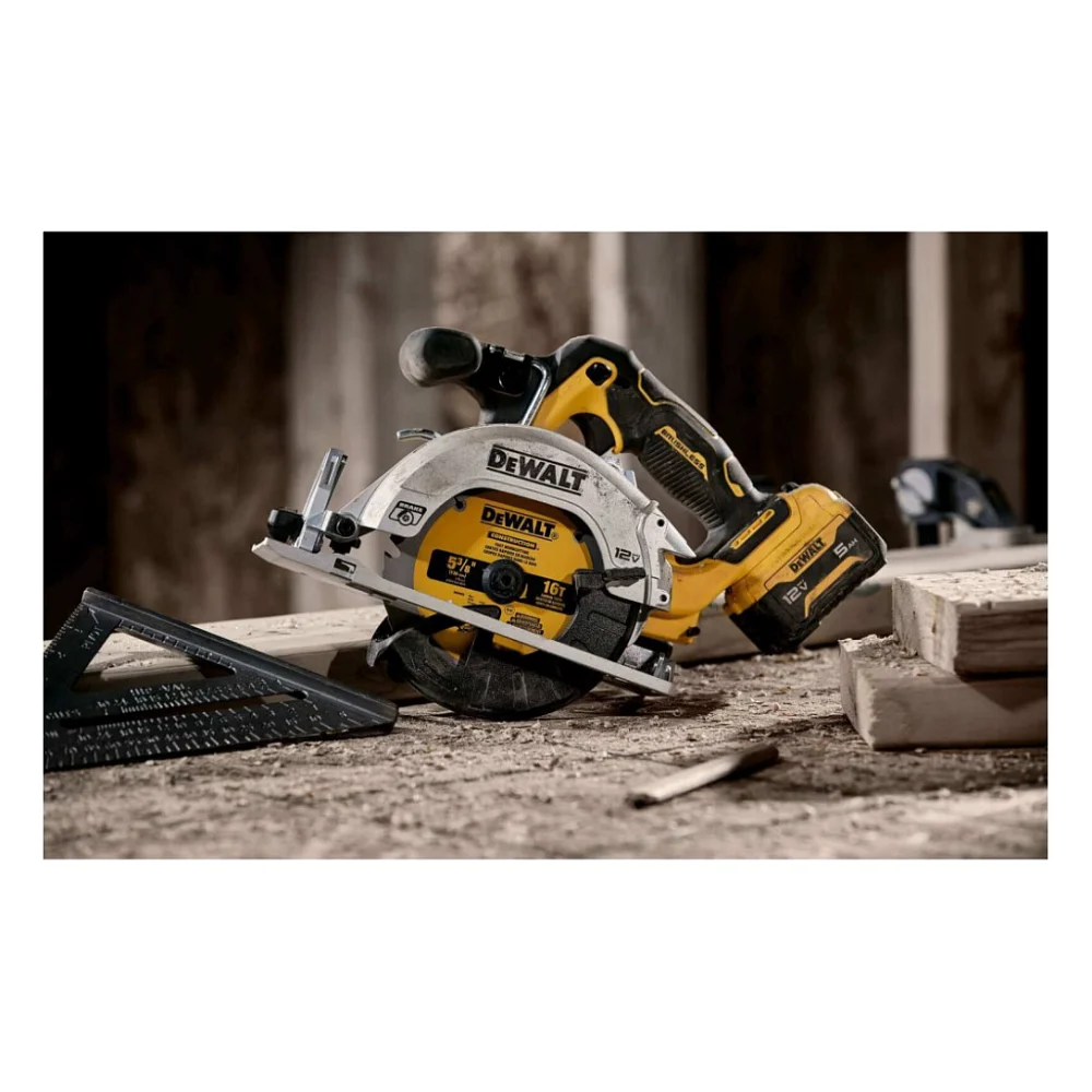 Дискова пила DeWALT 12В XR Li-lon, безщіткова, диск 140х20 мм, 2.2 кг (без АКБ та ЗП) (DCS512N) — фото 5