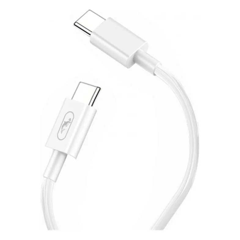 Кабель SkyDolphin S57T PD 18W USB Type C - USB Type-C 1м, White (USB-000546)