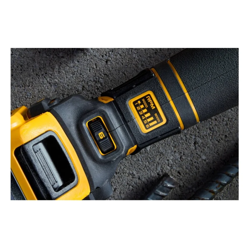 Шліфувальна машина DeWALT 18В XR Li-lon, 125мм, 3000-9000 об/хв (без АКБ та ЗП) (DCG416VSN) — фото 8