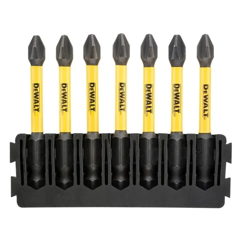 Набір біт DeWALT в касеті для Tough Case, FlexTorq, L = 57 мм, біта Рh2 - 7 шт, (DT70817)
