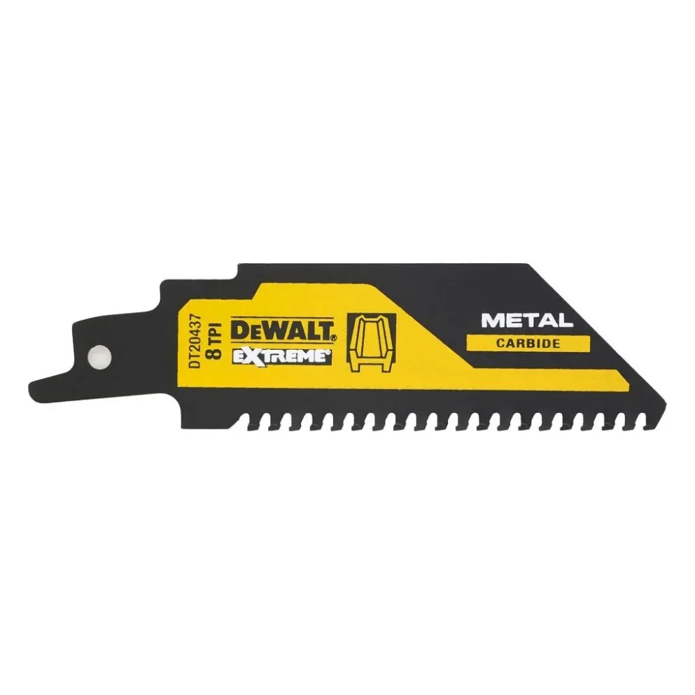 Полотно DeWALT для шабельних пилок, EXTREME CARBIDE , 102 мм., 8 TPI (DT20437)