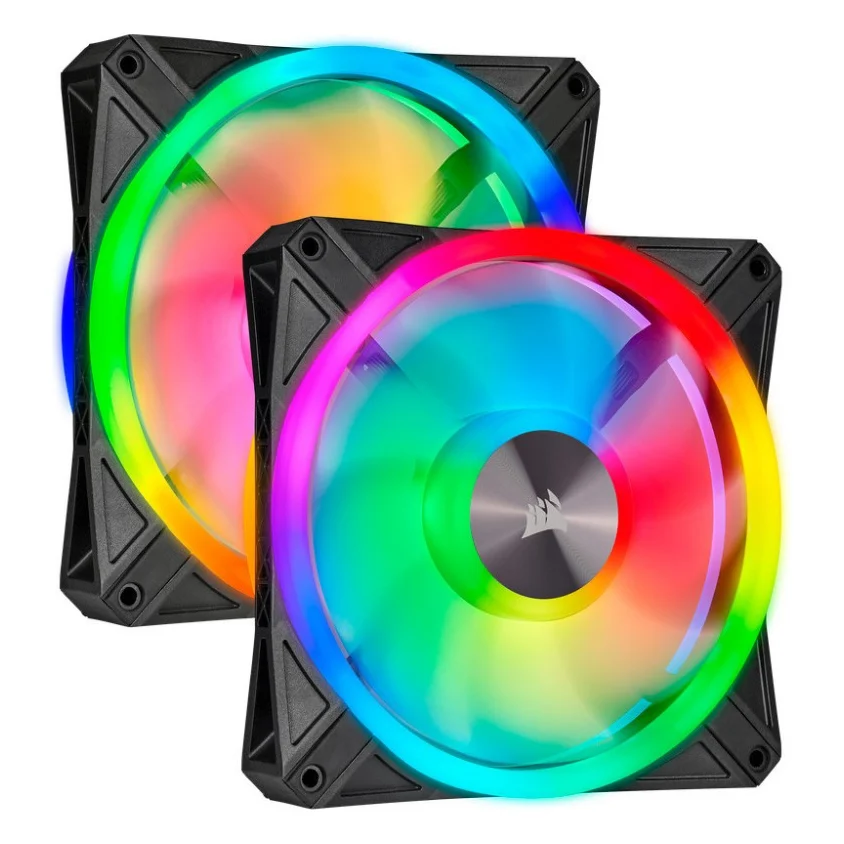 Комплект кулерів для корпусу Corsair QL Series, QL140 RGB, 140mm RGB LED Fan (CO-9050100-WW)