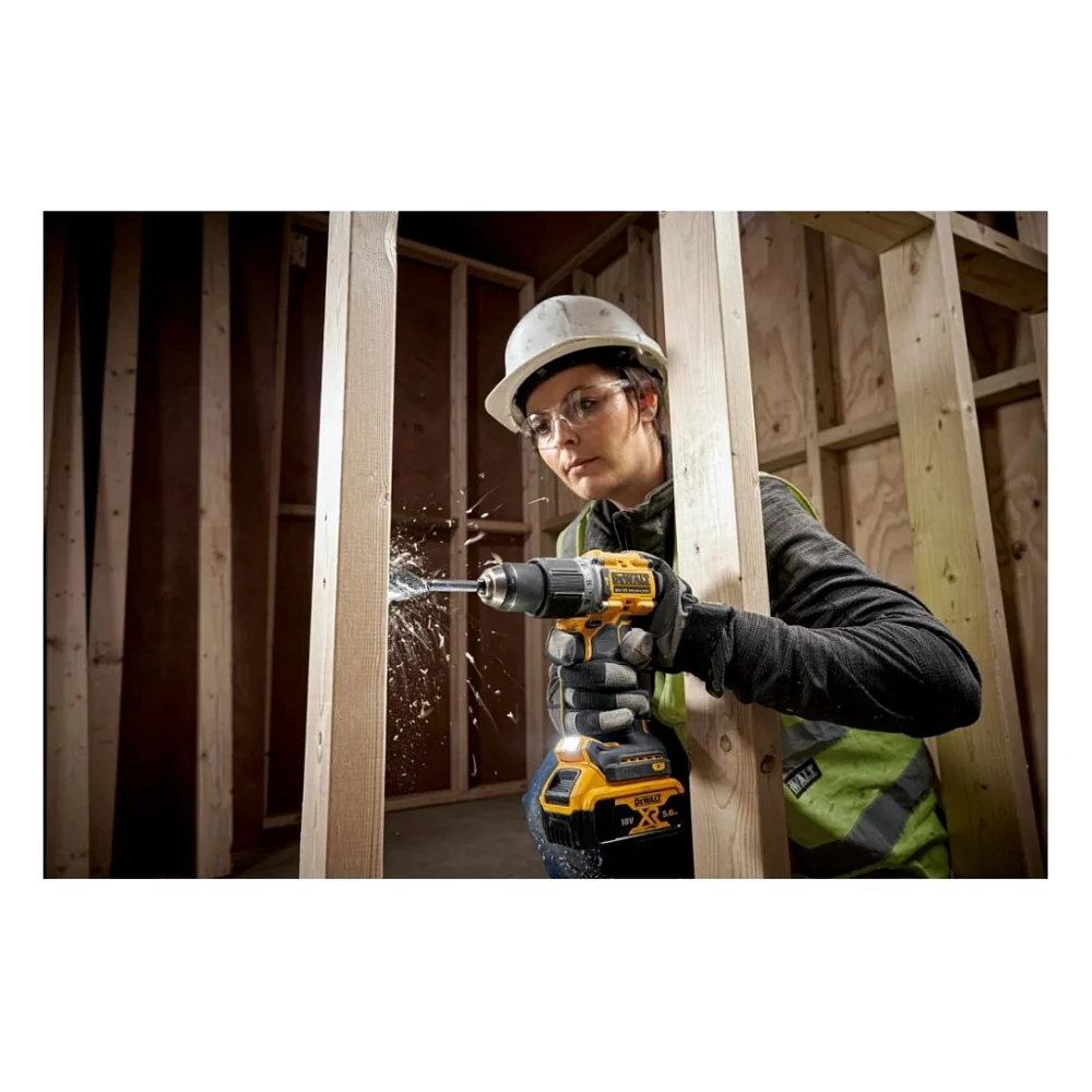 Дриль DeWALT 18V XR Li-Ion 5Ah, 90 Нм, 0-650/0-2000 об/хв., кейс TSTAK (DCD805P2T) — фото 6