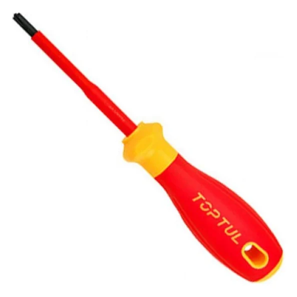 Викрутка Toptul ізольована шліцьова PH/FL1x80мм (1000V) VDE Pro-Plus (FYEF0108V4)