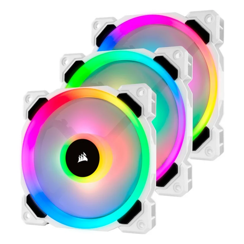 Комплект кулерів для корпусу Corsair LL120 RGB White (CO-9050092-WW)