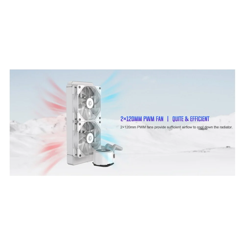 Система рідинного охолодження ID-Cooling Frostflow 240 XT Snow — фото 8