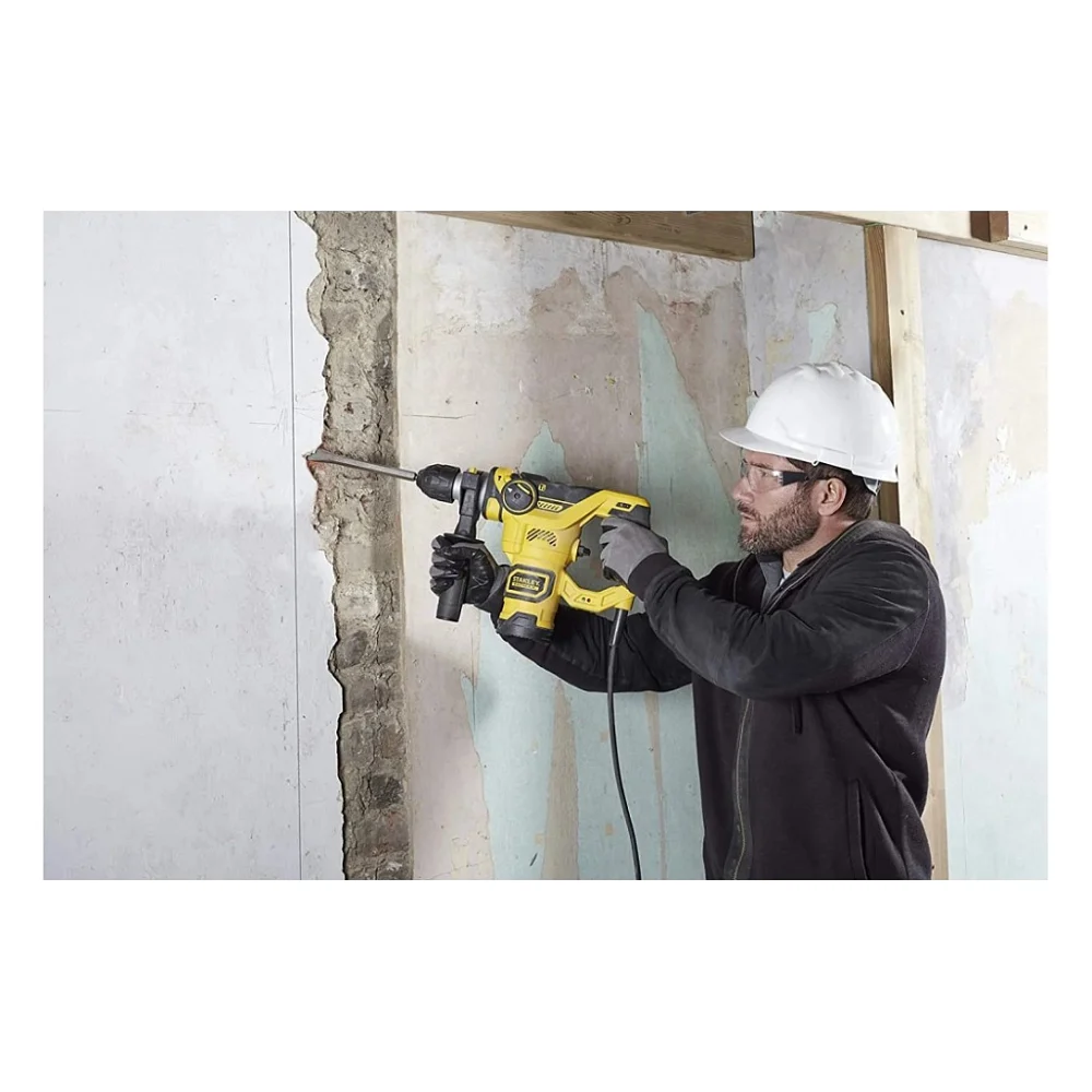 Перфоратор Stanley SDS-Plus, 1250 Вт, 3.5 Дж, 850 об/мин, кейс (FME1250K) — фото 6