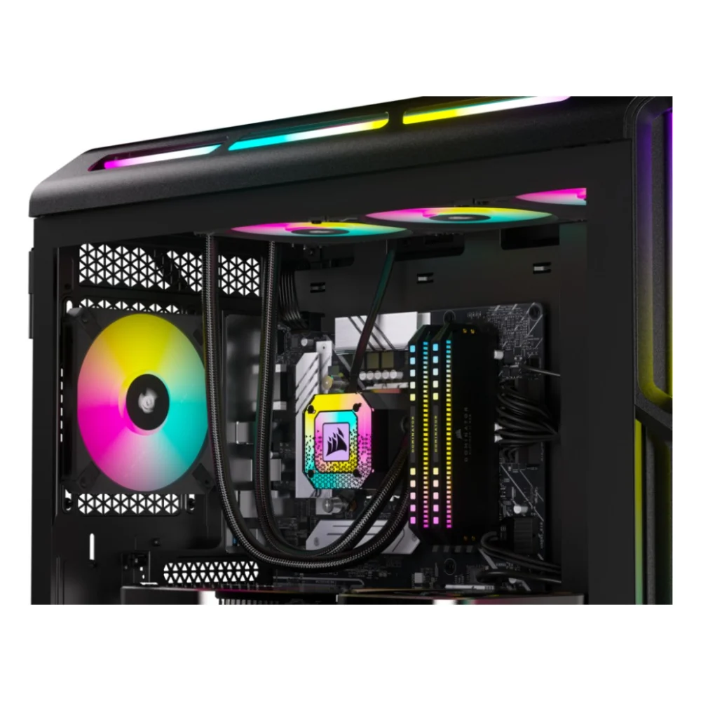 Комплект кулерів для корпусу Corsair iCUE AF120 RGB Slim Black Dual Fan Kit (CO-9050162-WW) — фото 9