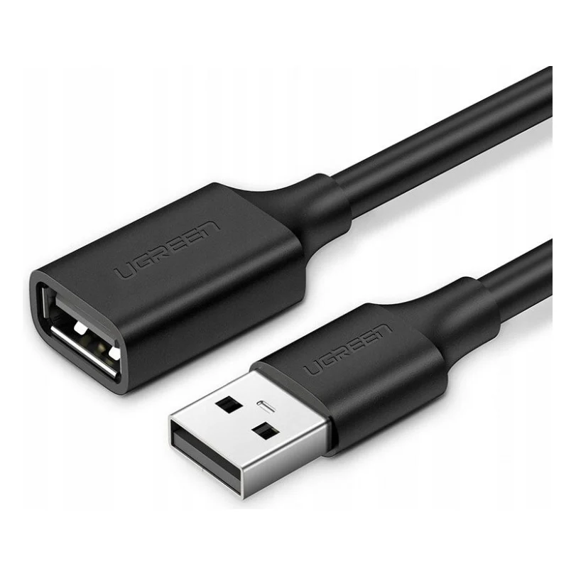 Кабель-подовжувач USB 2.0 AM/AF 5.0m US103 Black Ugreen (10318)