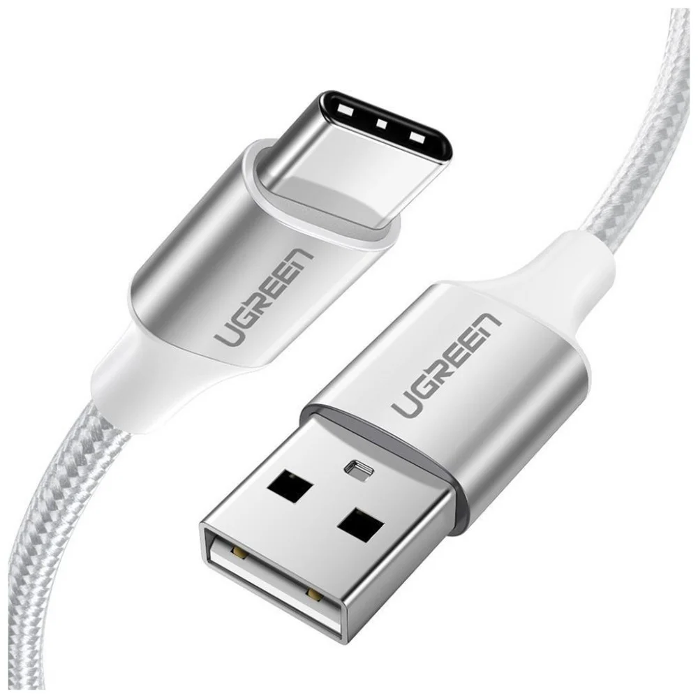 Кабель Ugreen US288 USB to Type-C 3.0A 18W 1.5m White (60132)