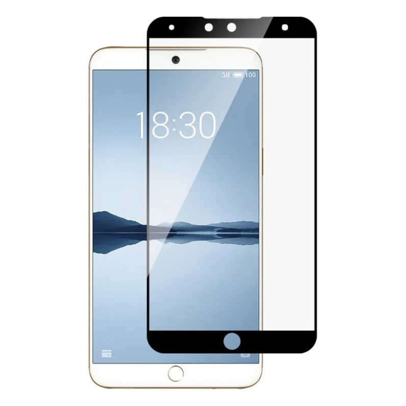 Скло захисне PowerPlant Full screen Meizu 15 Lite Black (GL605156)