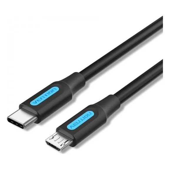 Кабель Vention USB-C - microUSB, 1.5 m, Black (COVBG)
