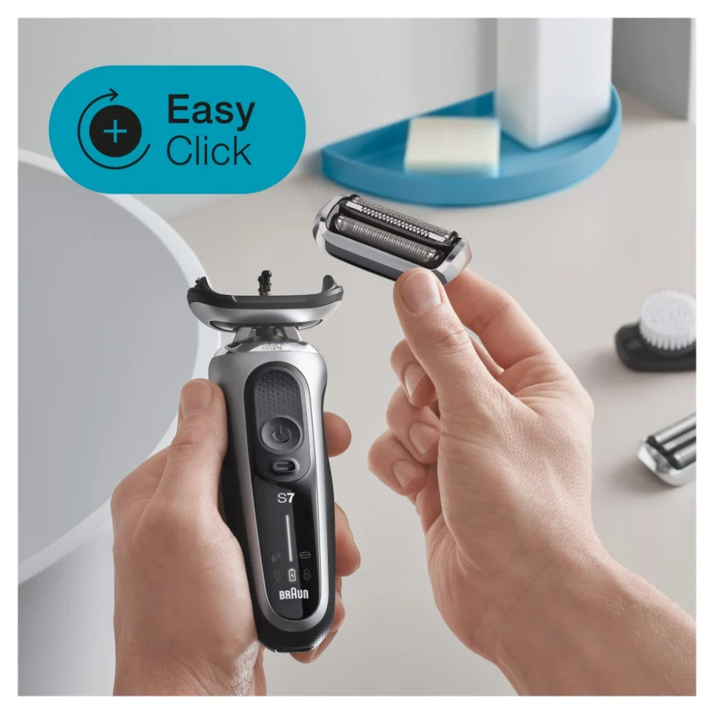 Електробритва Braun Series 7 71-S1000s SILVER / BLACK — фото 5