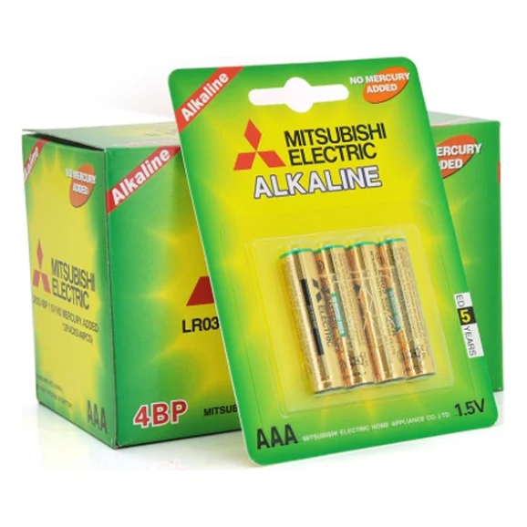 Батарейка Mitsubishi AAA LR03 Alkaline * 4 (MS/LR03/4BP)
