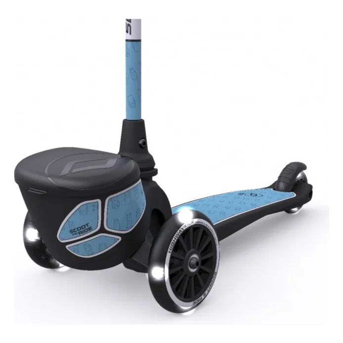 Самокат Scoot&Ride Highwaykick-2 LED сталевий (SR-210201-STEEL) — фото 5