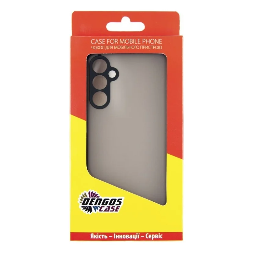 Чохол до мобільного телефона Dengos Matte Samsung Galaxy A34 5G (black) (DG-TPU-MATT-119) — фото 5