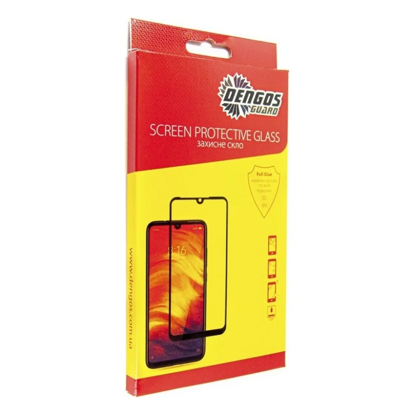 Скло захисне Dengos Full Glue Tecno Spark GO 2023 (black) (TGFG-279)