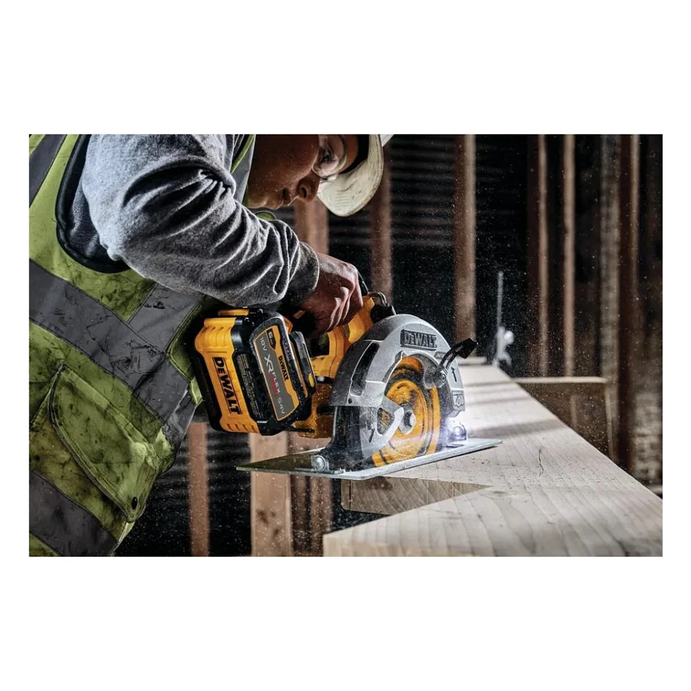 Дискова пила DeWALT 18V XR Li-lon FLEXVOLT ADVANTAGE, 6Ah, диск 190х30 мм (DCS573T1) — фото 6