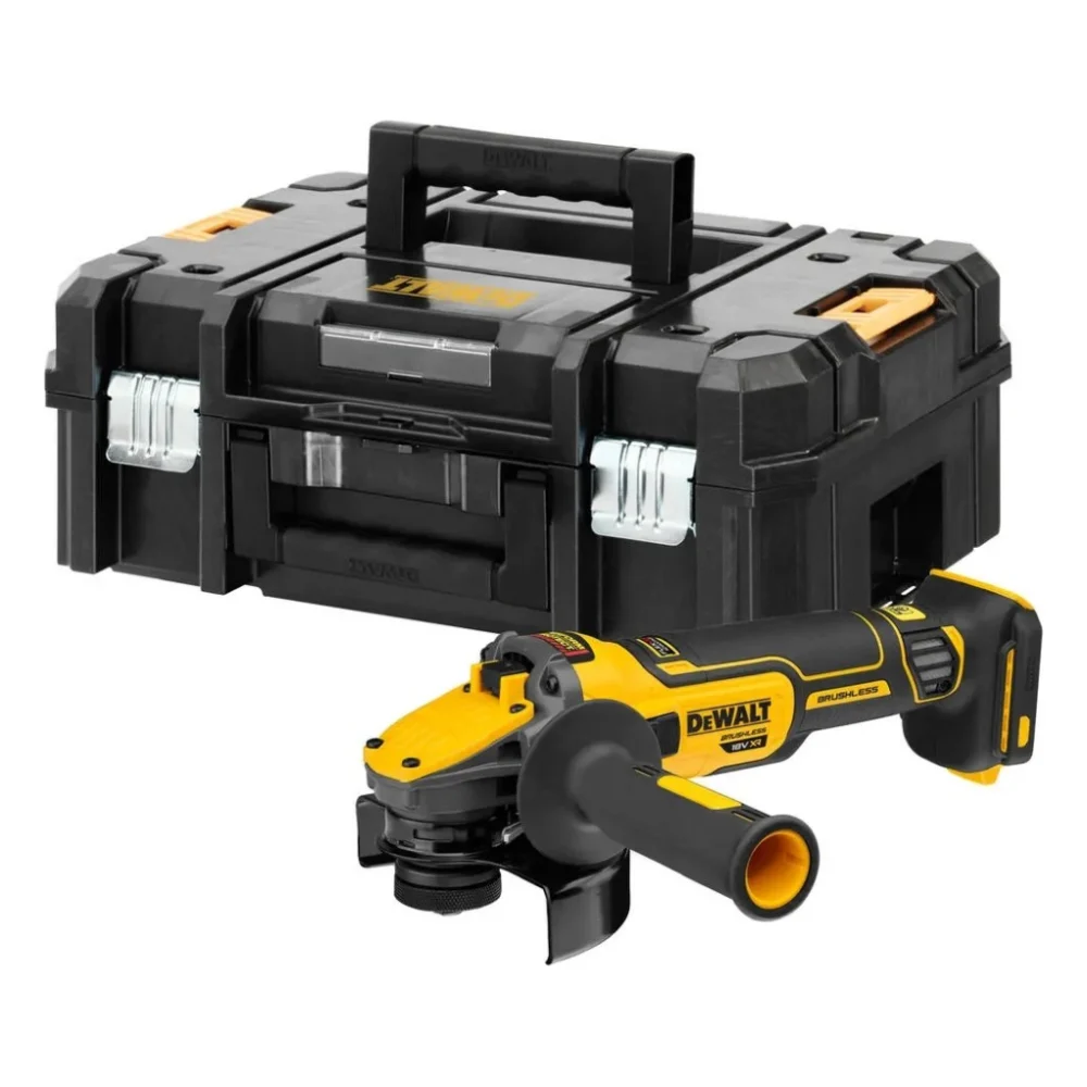 Шліфувальна машина DeWALT 18В XR Li-lon, 125 мм, 9000 об/хв, TSTAK (без АКБ та ЗП) (DCG409NT)