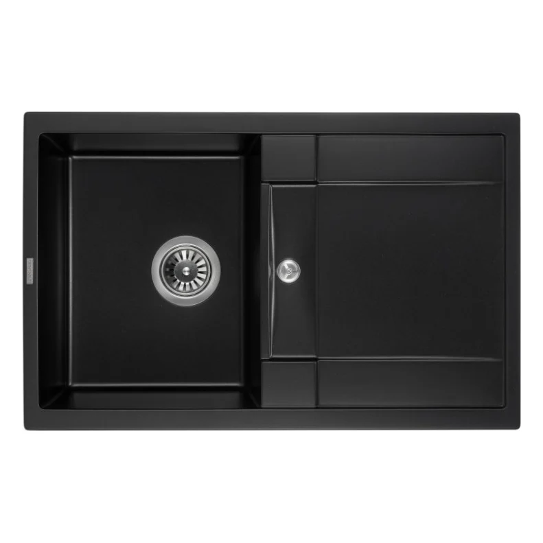 Мийка кухонна GRANADO VALENCIA black shine (gr0701)