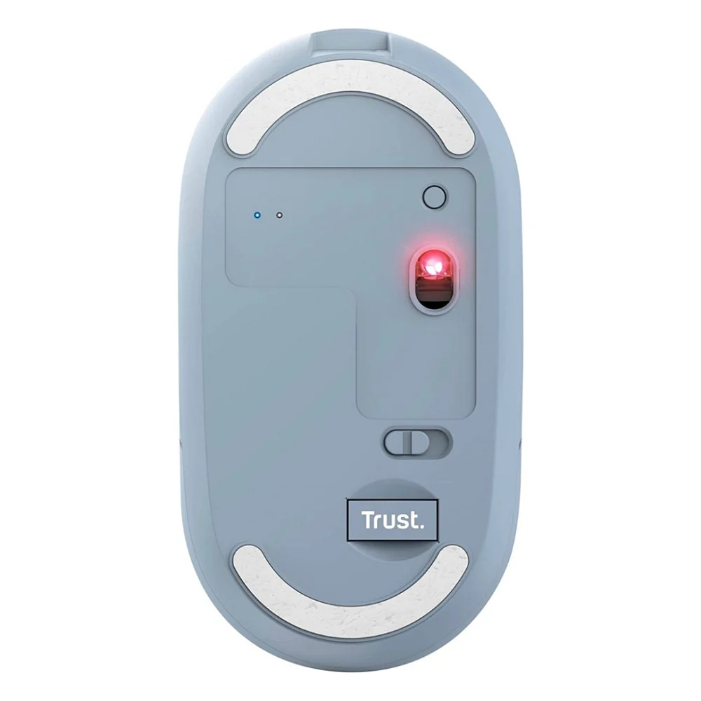 Мишка Trust Puck Wireless/Bluetooth Silent Blue (24126) — фото 3