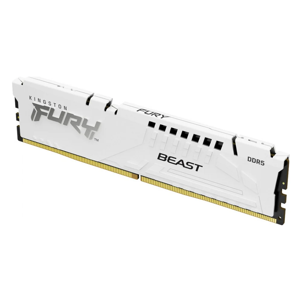 Модуль пам'яті для комп'ютера DDR5 32GB 5200 MHz Beast EXPO White Kingston Fury (ex.HyperX) (KF552C36BWE-32) — фото 3