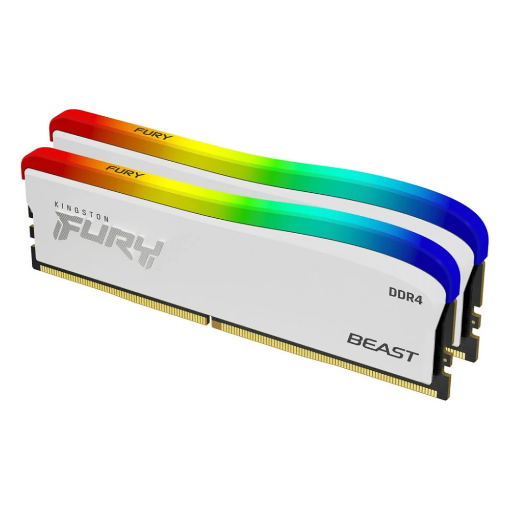 Модуль пам'яті для комп'ютера DDR4 32GB (2x16GB) 3200 MHz Beast RGB Special Edition Kingston Fury (ex.HyperX) (KF432C16BWAK2/32)