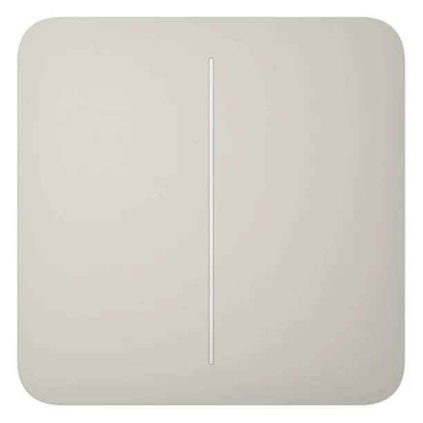 Розумний вимикач Ajax SoloButton 2-gang Oyster (000029844)