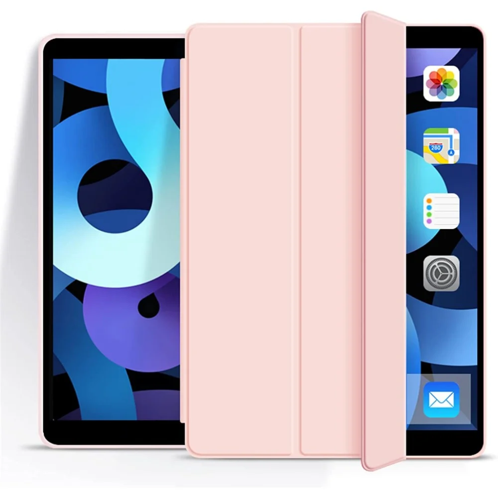 Чохол до планшета BeCover Tri Fold Soft TPU Silicone Apple iPad 10.9" 2022 Pink (708523) — фото 2