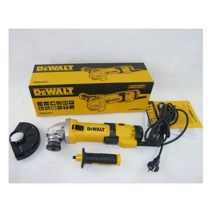 Шліфувальна машина DeWALT 1500 Вт, 2800-10000 об/хв, d=125 мм (DWE4257) — фото 7