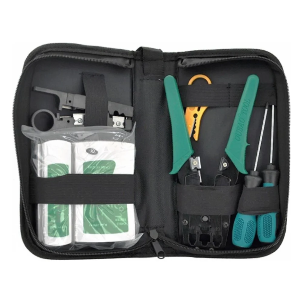 Набір інструментів для мережі 7 in 1, HT-315, G501, Tester, Screwdrivers, Stripper, Bag Merlion (B036)