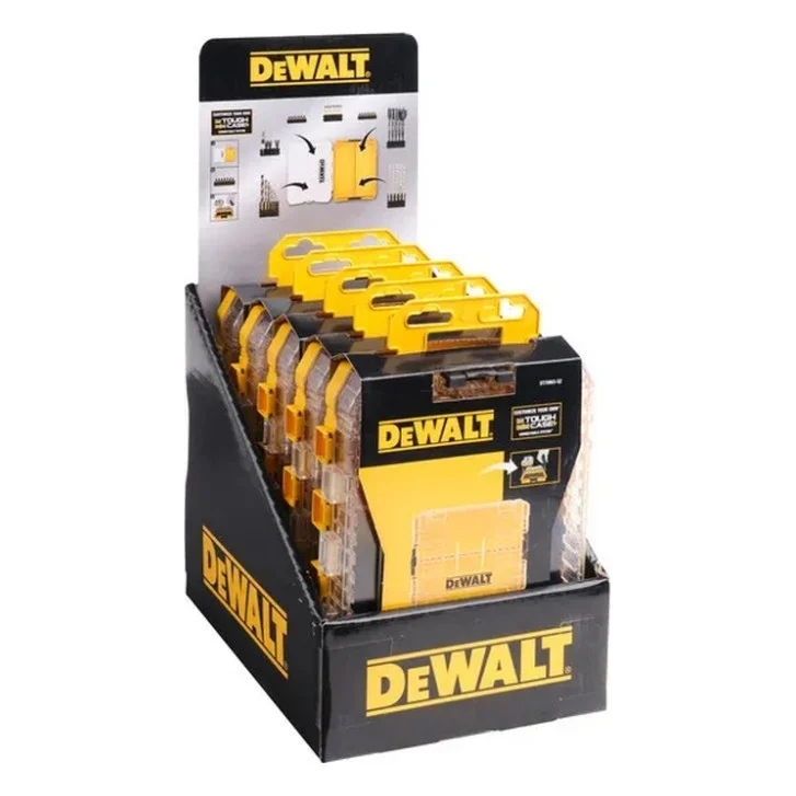 Ящик для інструментів DeWALT для біт системи TSTAK Tough Case М із футляром-2 шт, касетами для біт 6 шт. (DT70803) — фото 5