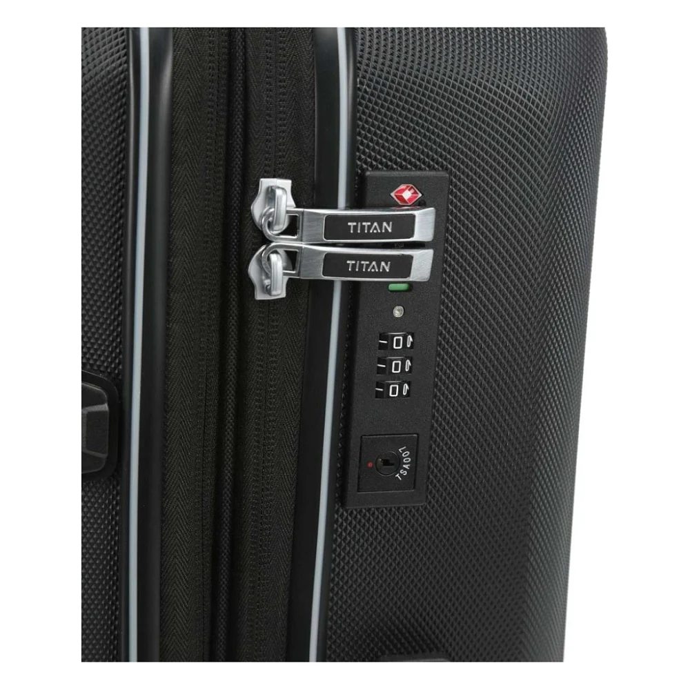 Валіза Titan Xenon 19 Black S exp USB (Ti849403-01) — фото 7