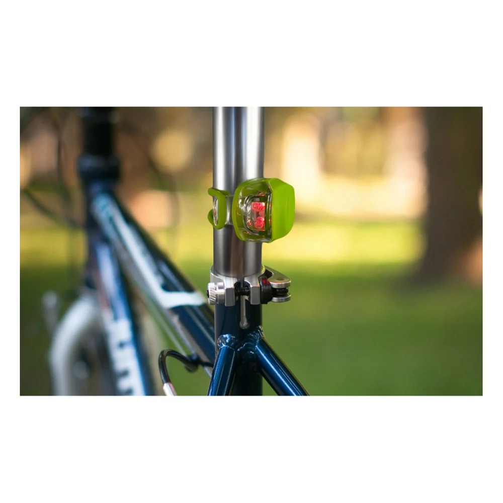 Комплект велофар Good Bike Silicone LED Green (92325Green-IS) — фото 7
