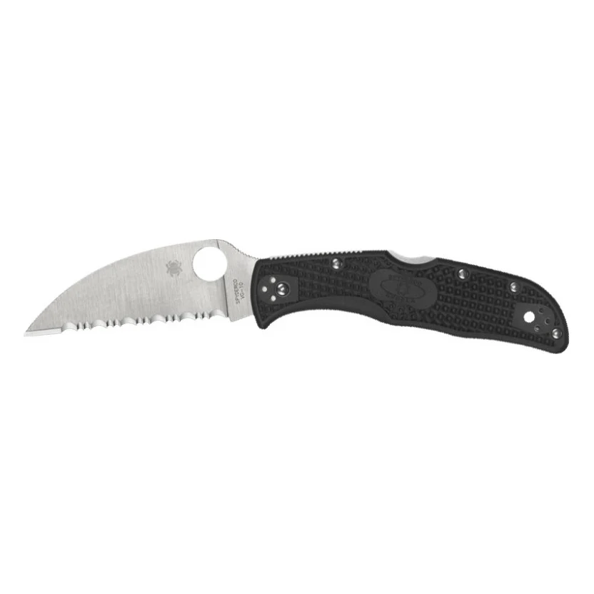 Ніж Spyderco Endela Wharncliffe Serrator Black (C243FSWCBK)