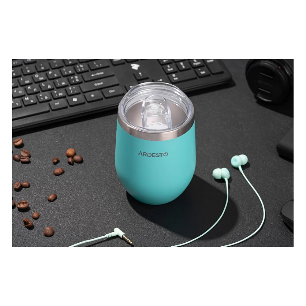 Термокружка Ardesto Compact Mug 350 мл Blue (AR2635MMS) — фото 5