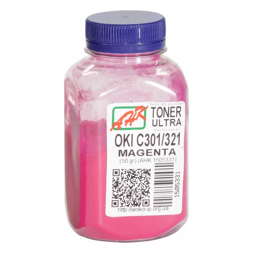 Тонер OKI C301/321, 50г Magenta AHK (1505331)