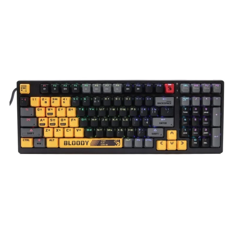 Клавіатура A4Tech Bloody S98 RGB BLMS Red Switch USB Sports Lime