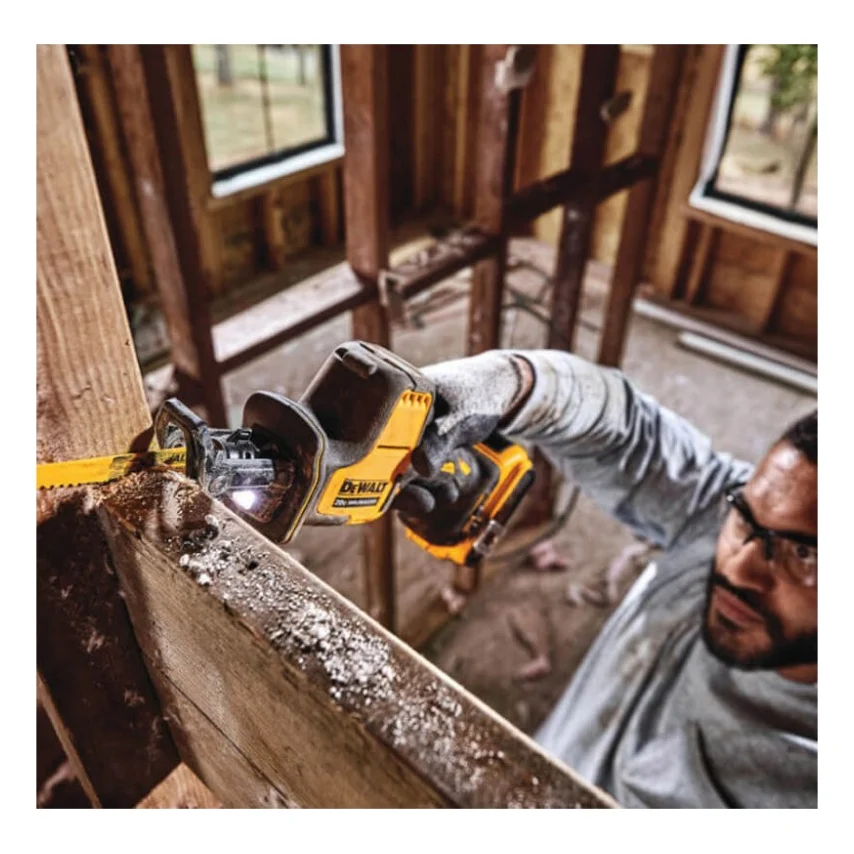 Шабельна пила DeWALT 18В XR Li-lon, 0 – 2800 хід/хв, 1.43 кг, TSTAK (без АКБ та ЗП) (DCS369NT) — фото 6