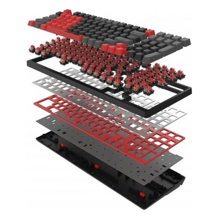 Клавіатура A4Tech Bloody S98 RGB BLMS Red Switch USB Sports Red — фото 9