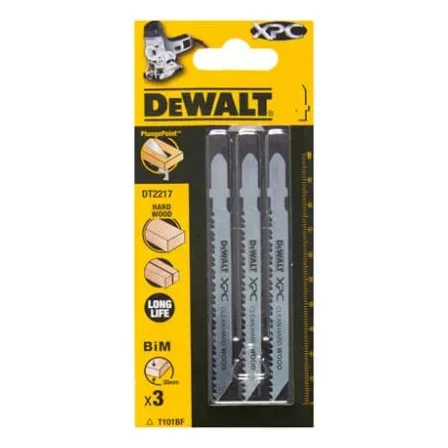 Полотно DeWALT EXTREME для деревини L=100,WL=75, 2.5мм,макс. глибина різу - 30, 3шт (DT2217)