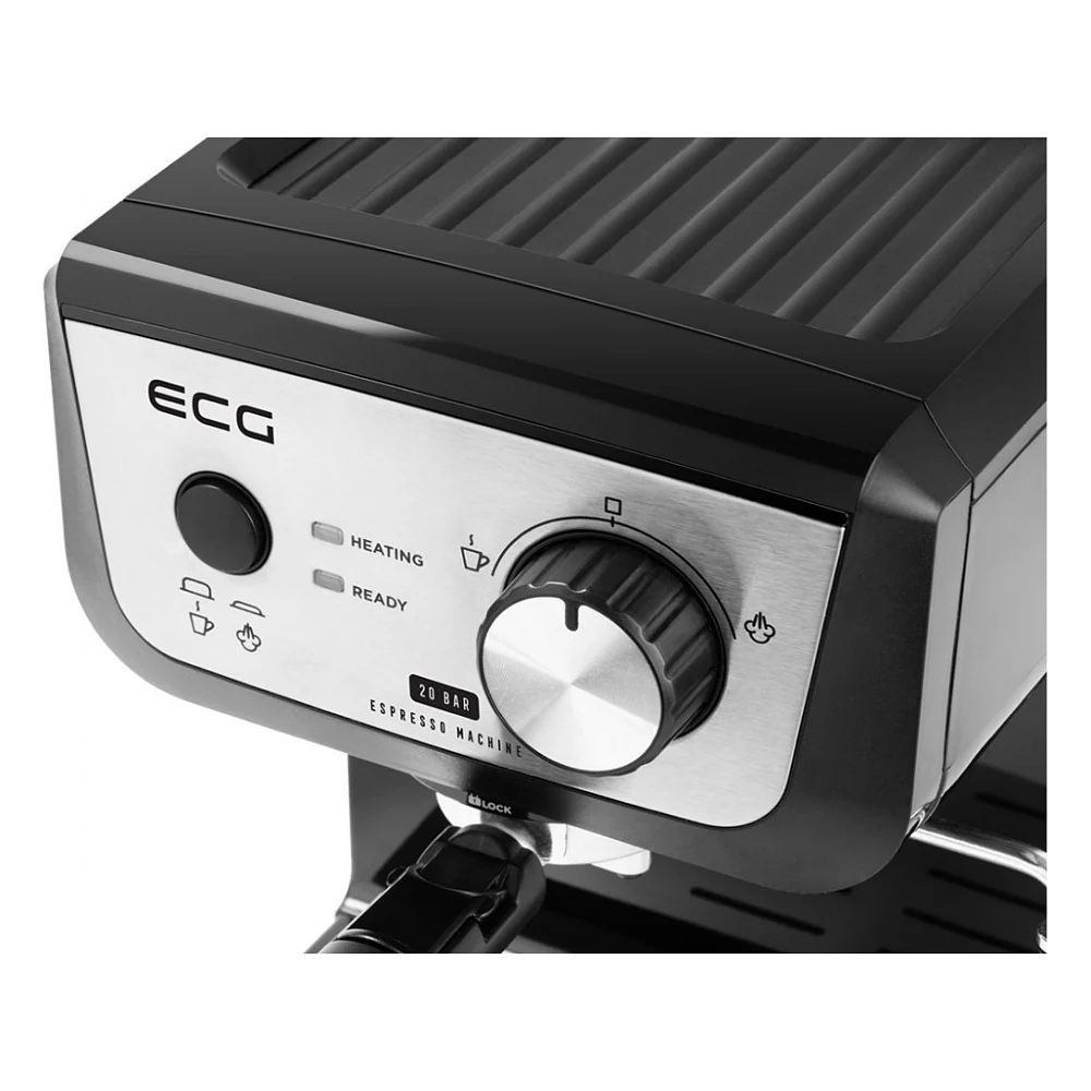 Ріжкова кавоварка еспрессо ECG ESP 20101 Black (ESP20101 Black) — фото 11