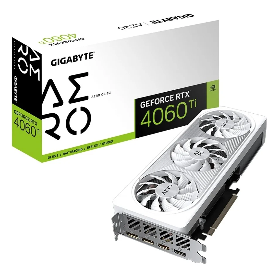Відеокарта GIGABYTE GeForce RTX 4060 Ti 8192Mb AERO OC (GV-N406TAERO OC-8GD)