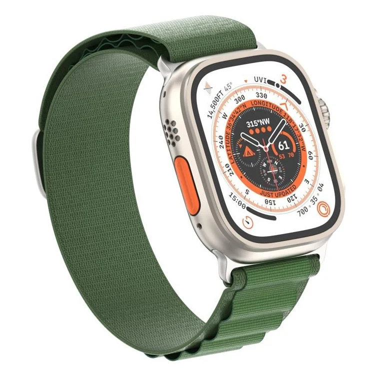 Ремінець до смарт-годинника Armorstandart Alpina Band для Apple Watch 42mm/44mm/45mm Green (ARM64981) — фото 2