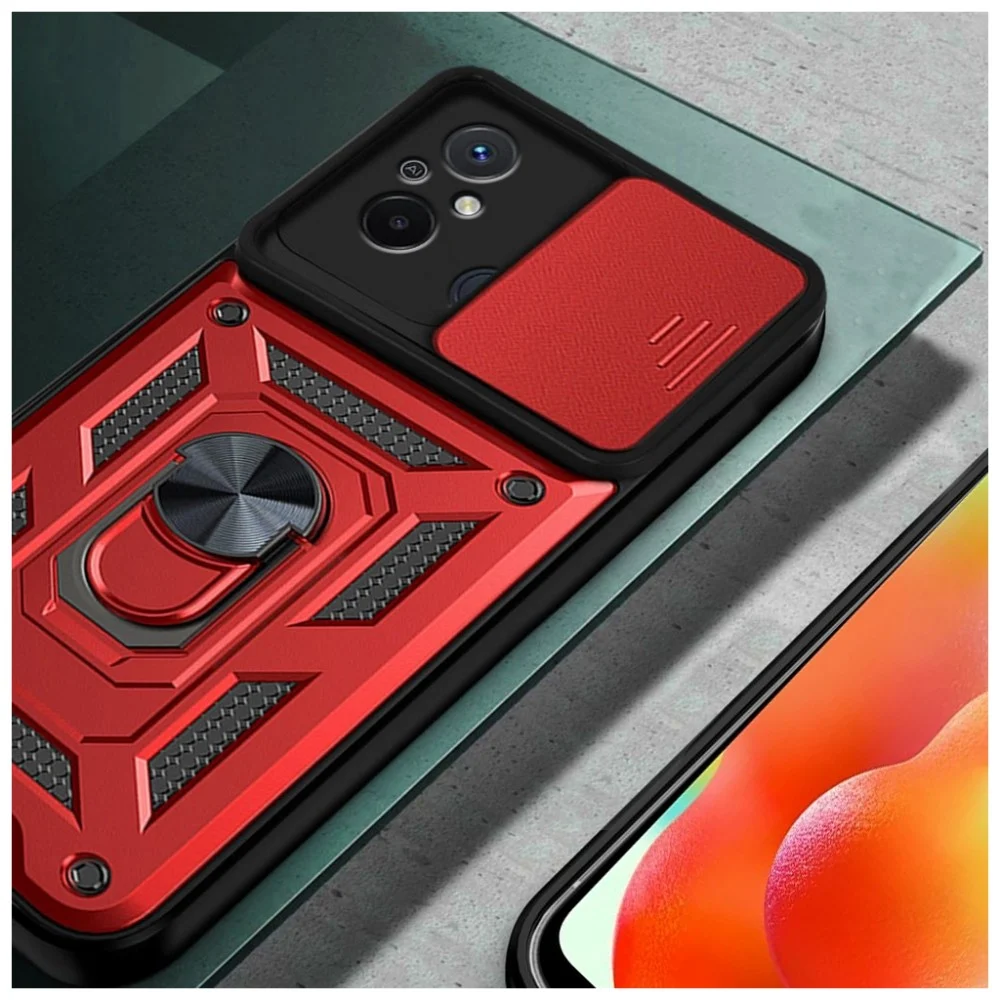 Чохол до мобільного телефона BeCover Military Xiaomi Redmi 12C Red (709168) — фото 2