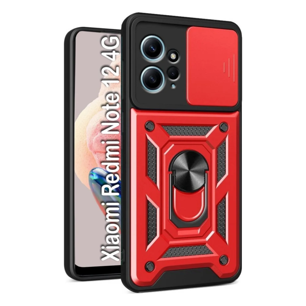 Чохол до мобільного телефона BeCover Military Xiaomi Redmi Note 12 4G Red (709158)
