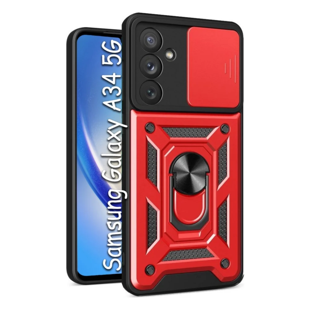 Чохол до мобільного телефона BeCover Military Samsung Galaxy A34 5G SM-A346 Red (709140)