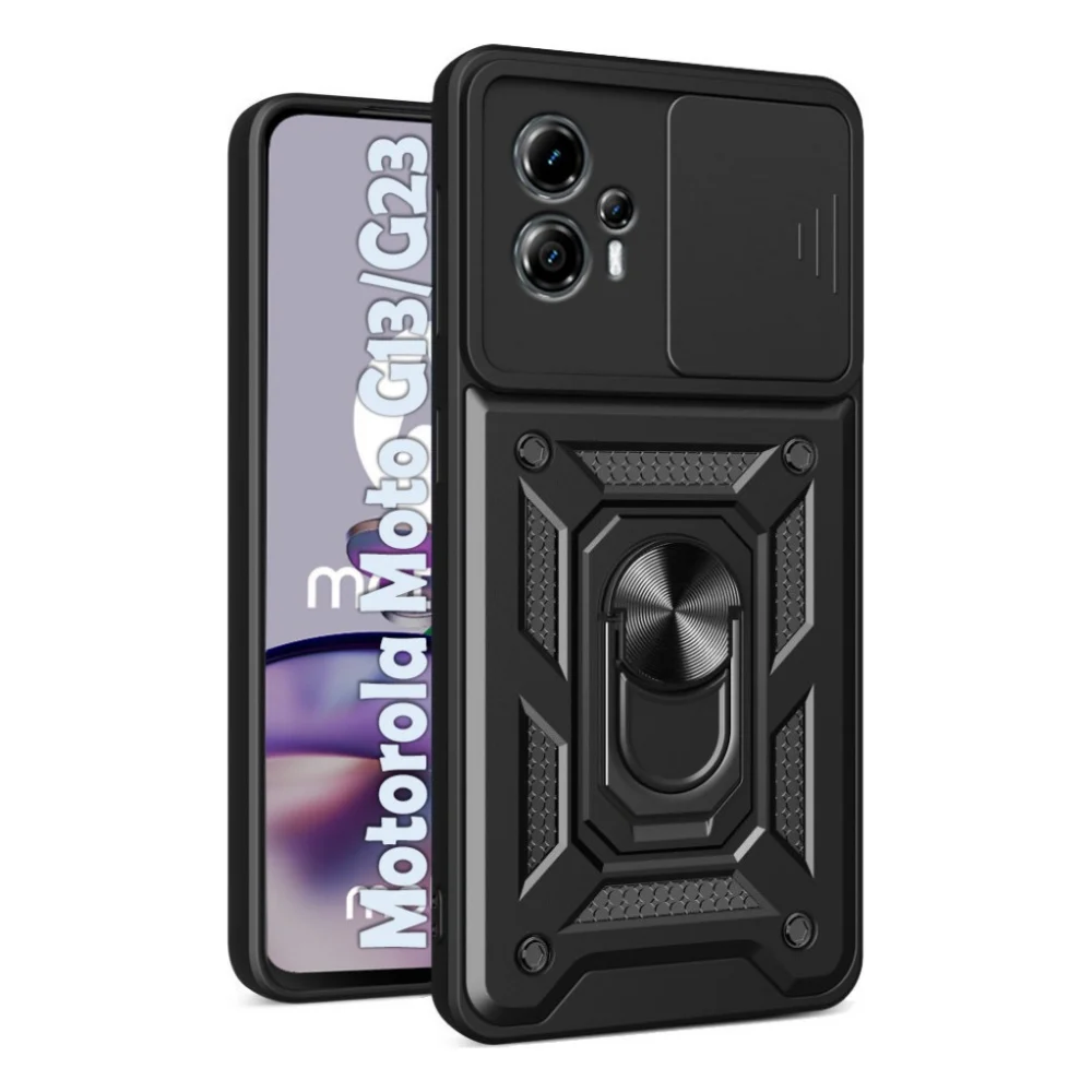 Чохол до мобільного телефона BeCover Military Motorola Moto G13/G23 Black (709097)