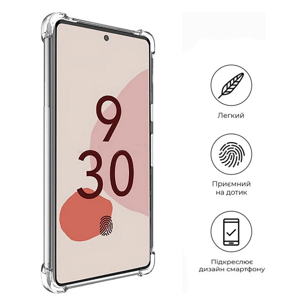 Чохол до мобільного телефона BeCover Anti-Shock Google Pixel 7 Clear (709338) — фото 4