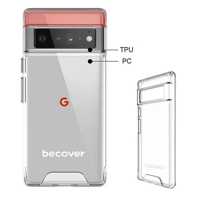 Чохол до мобільного телефона BeCover Space Case Google Pixel 6 Pro Transparancy (709356) — фото 4